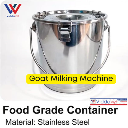 Goat Milking Machine Automatic Vacuum Pump Milker 5L