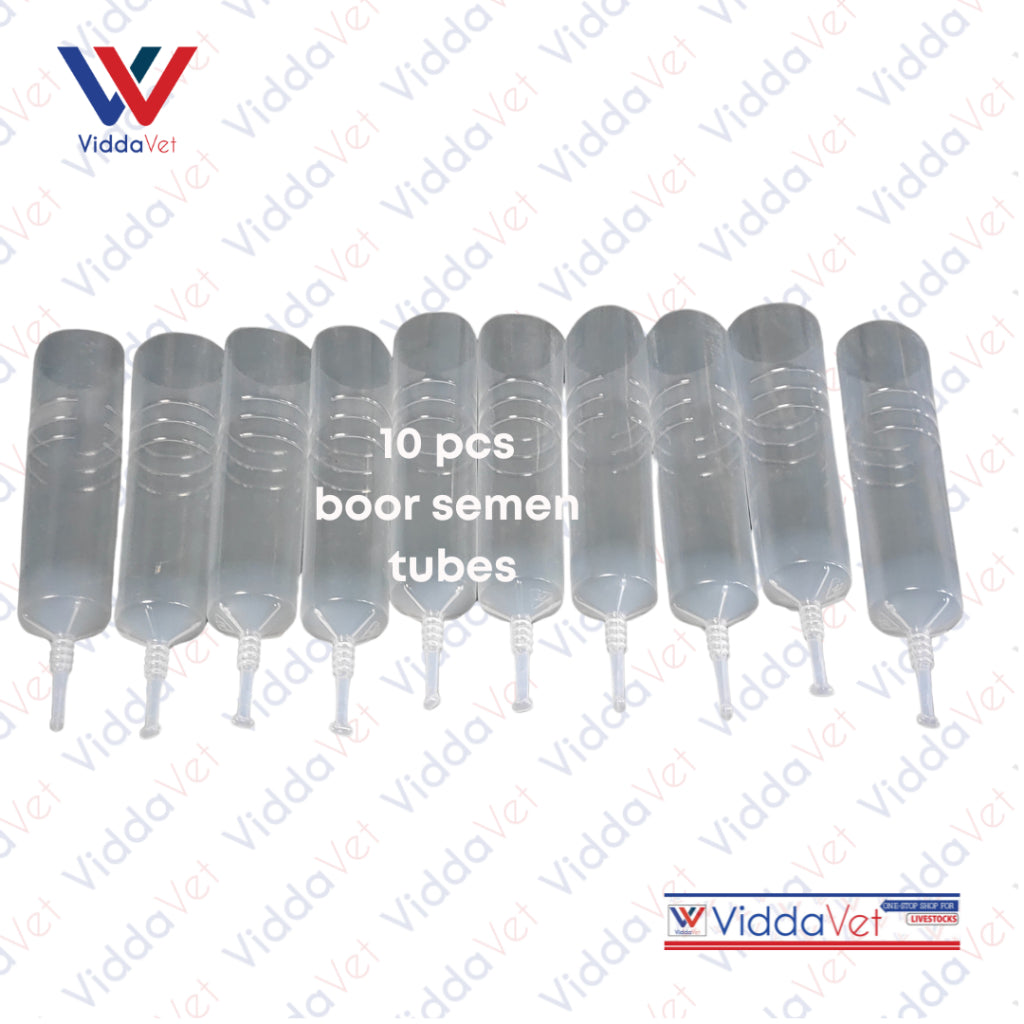 Boar Semen Transparent Tube 100ml 10pcs