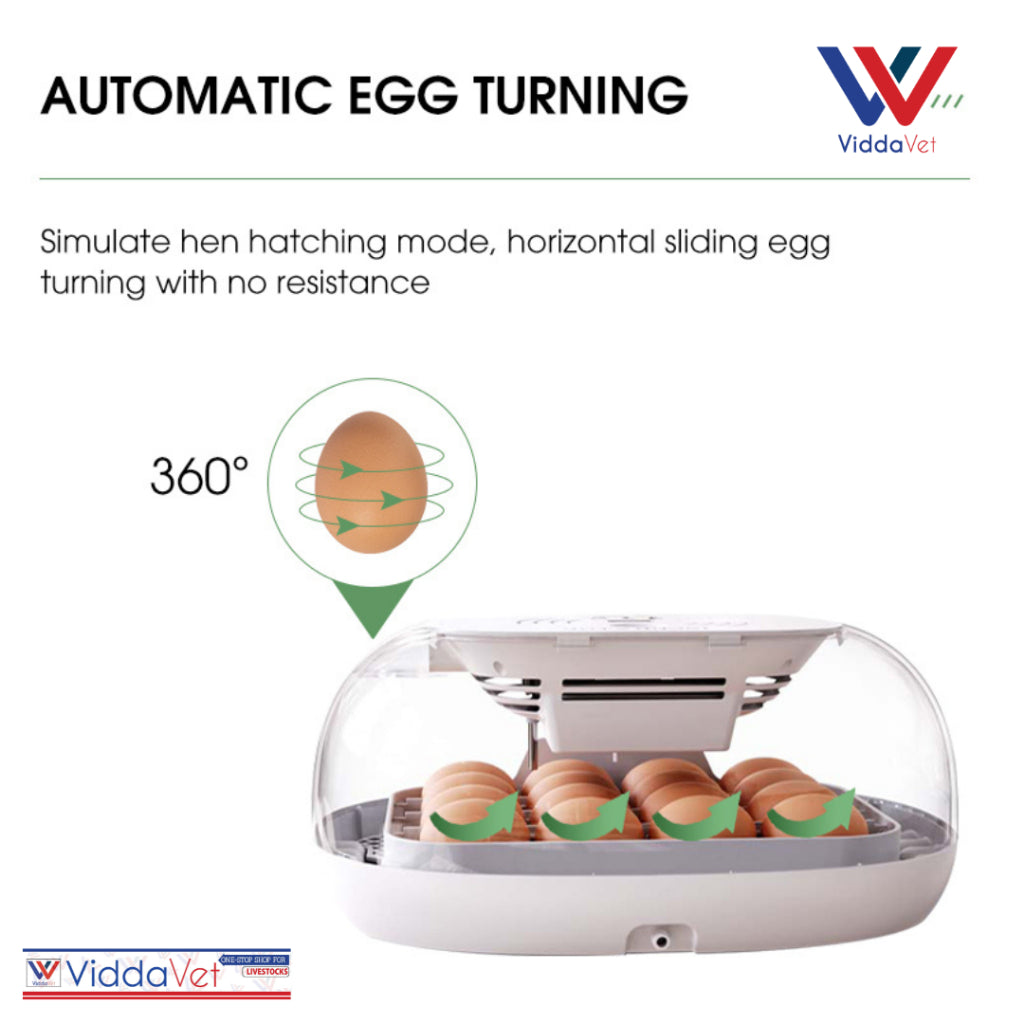 Automatic Egg Incubator 16 Eggs Capacity