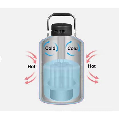 Liquid Nitrogen Container Tank 2L