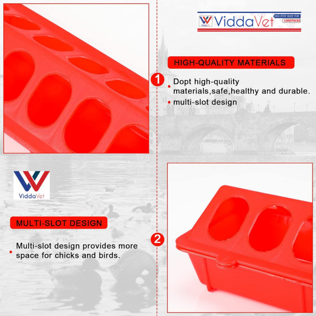 Plastic Flip-top Bird Feeder 16 Holes