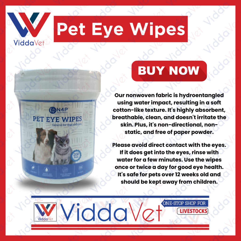 N4P Pet Eye Wipes