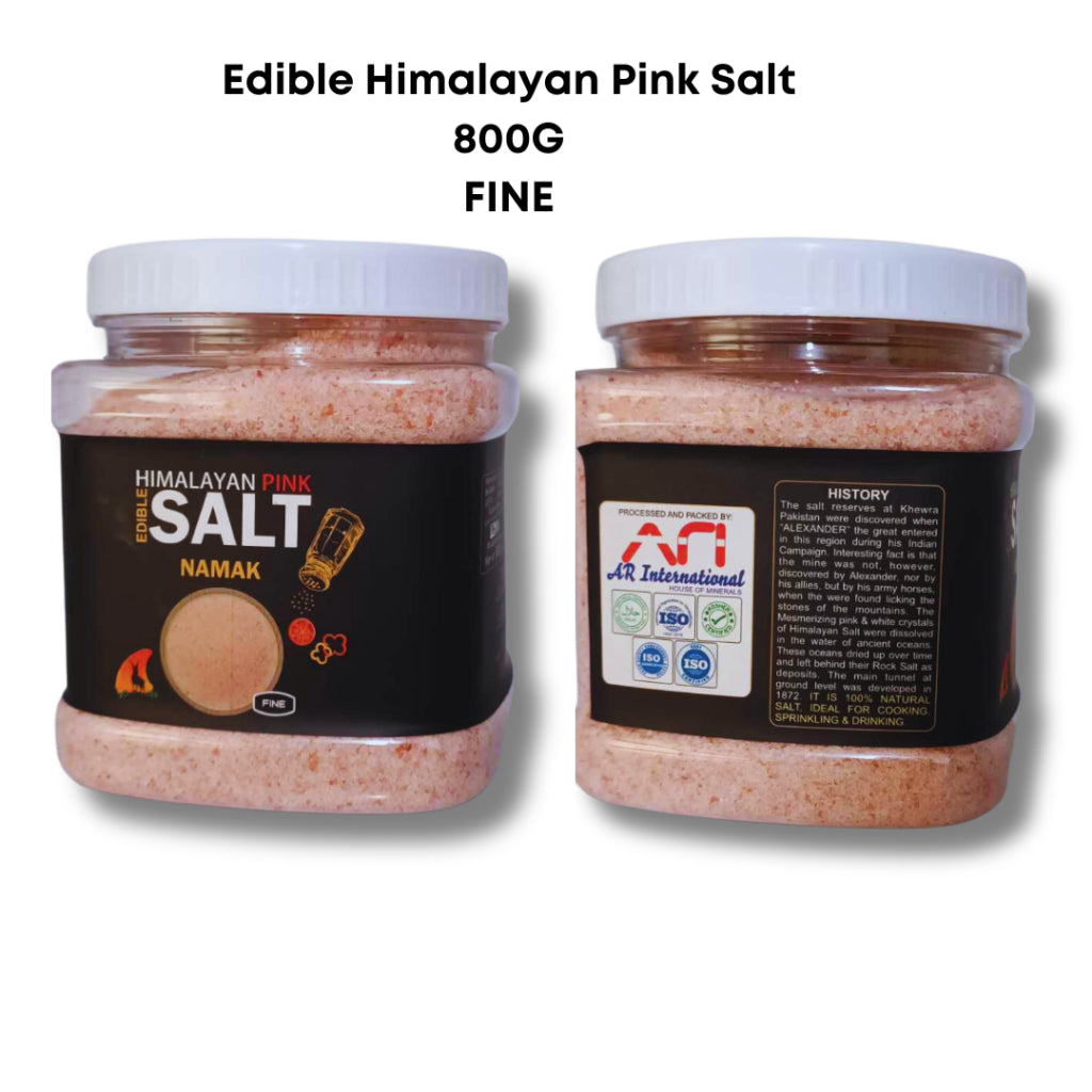 Edible Himalayan Fine Pink Salt 800g