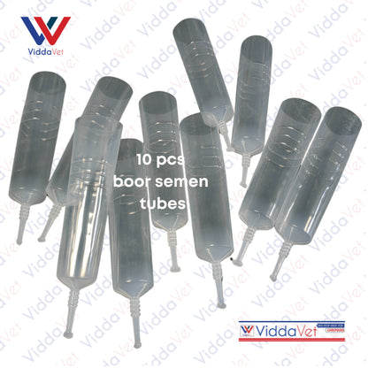 Boar Semen Transparent Tube 100ml 10pcs