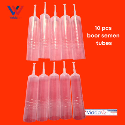 Boar Semen Transparent Tube 100ml 10pcs