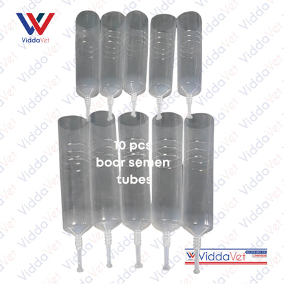 Boar Semen Transparent Tube 100ml 10pcs
