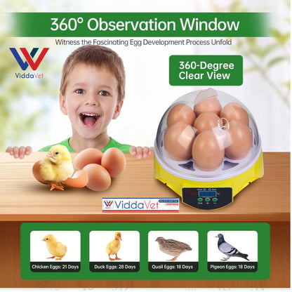 Manual Egg Incubator 7 Eggs Capacity