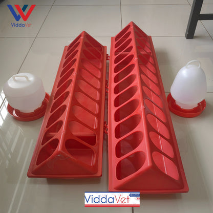 Big Chicken Feeding Trough