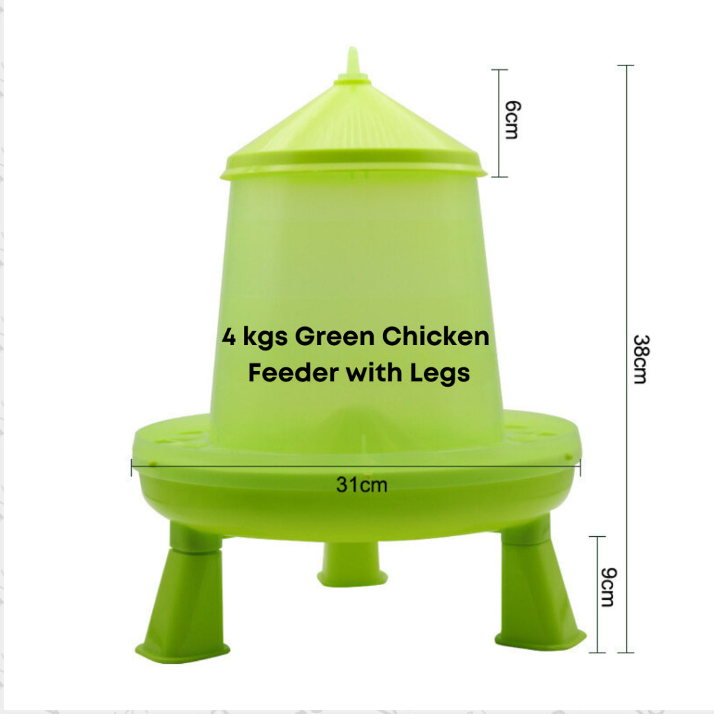 European Chicken Feeder with Legs 2kgs/4kgs