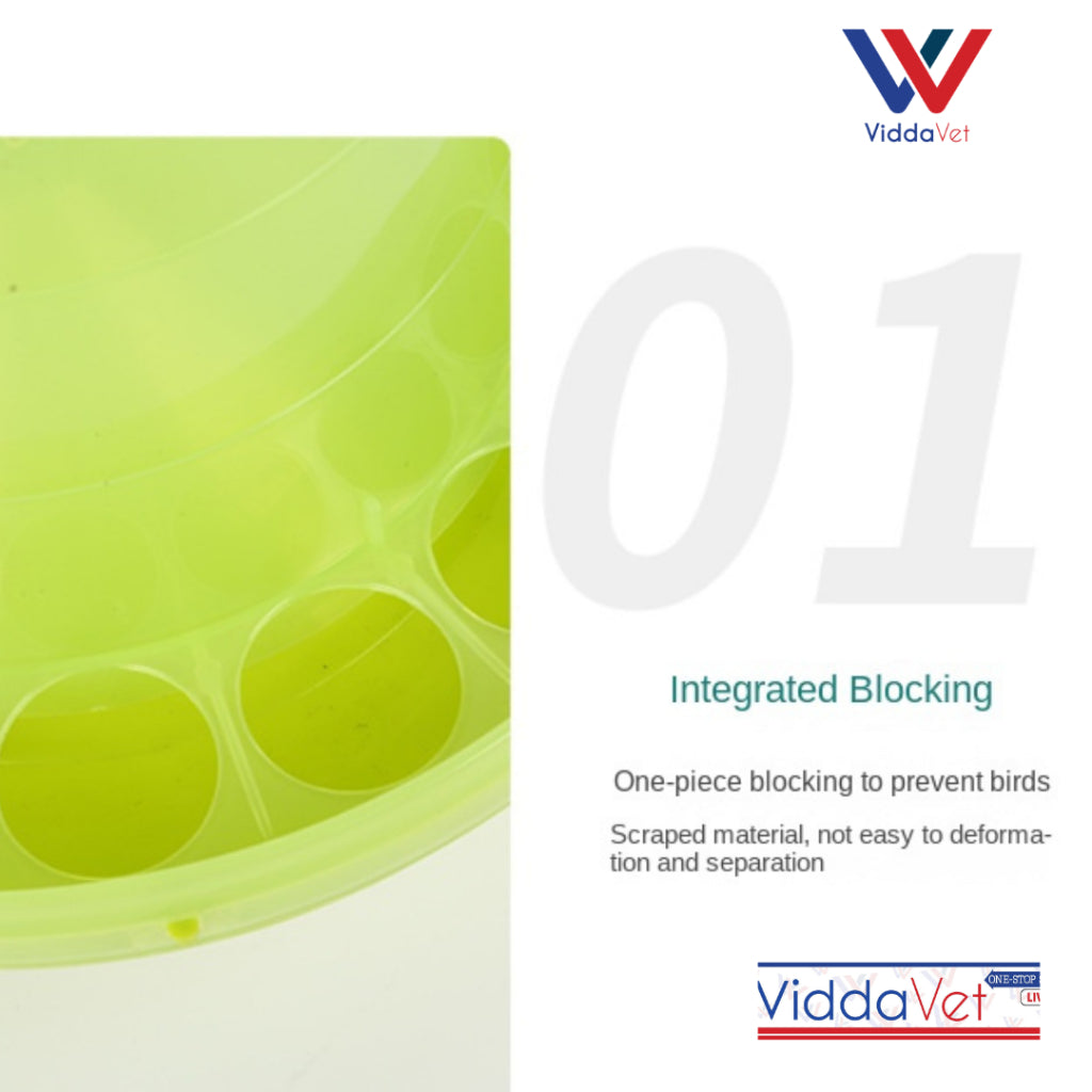 European Chicken Feeder with Legs 2kgs/4kgs