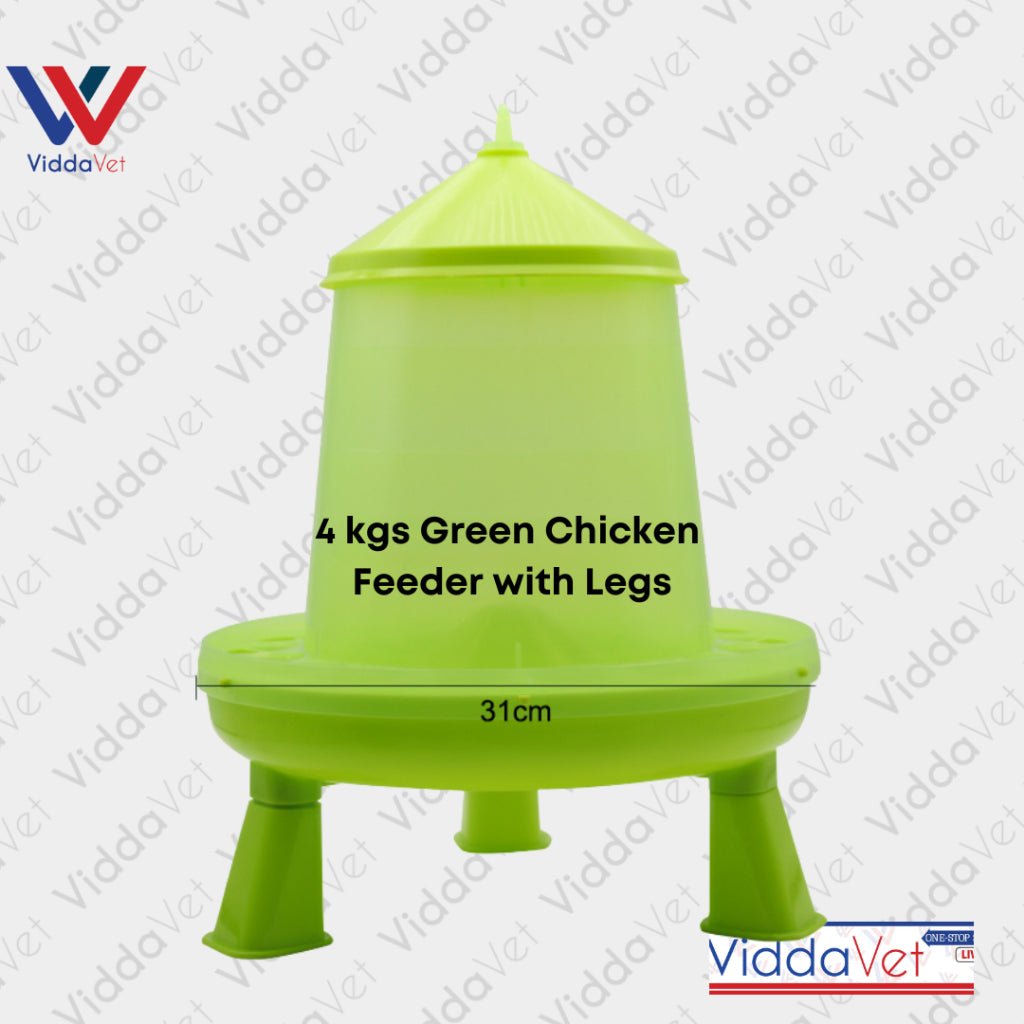 European Chicken Feeder with Legs 2kgs/4kgs