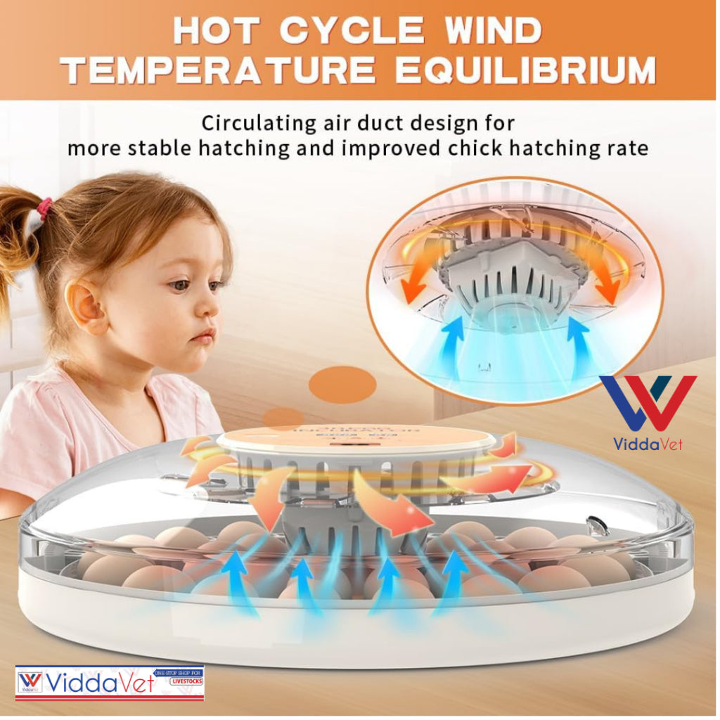 Automatic Egg Incubator 30 Eggs Capacity