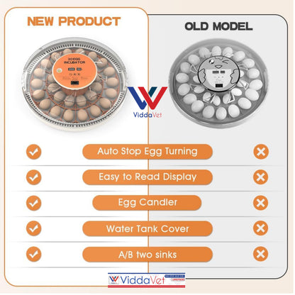 Automatic Egg Incubator 30 Eggs Capacity