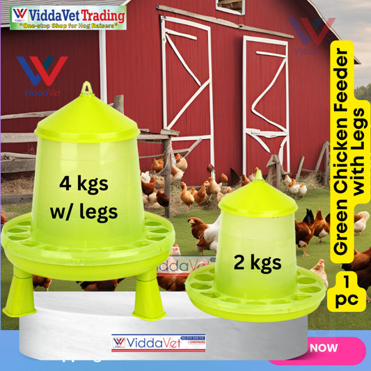 European Chicken Feeder with Legs 2kgs/4kgs