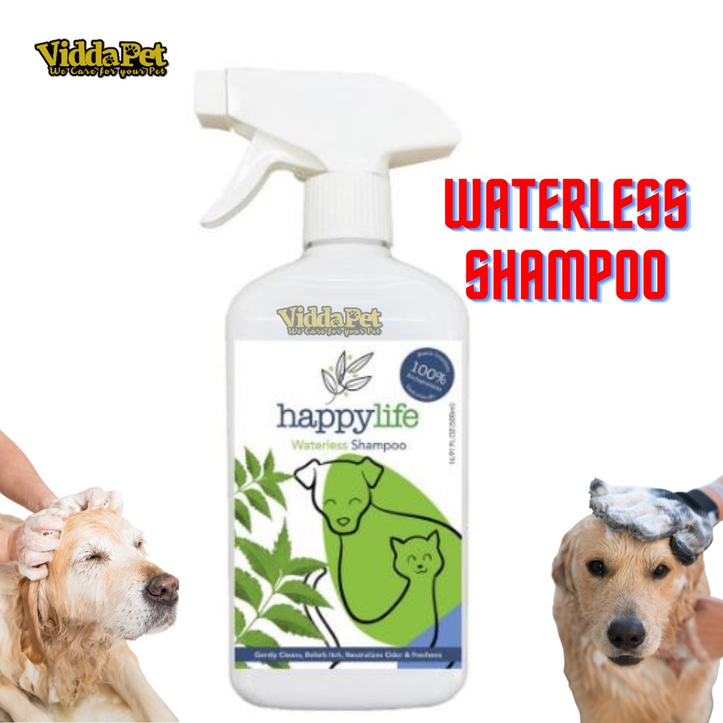 Happy Life Pet Waterless Shampoo for Pets 500ml