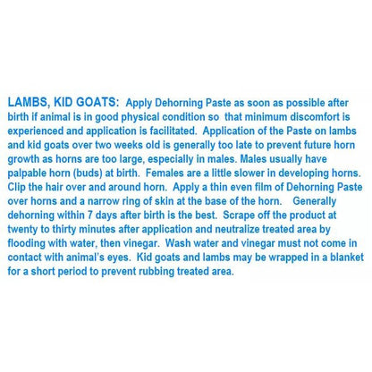 Dehorning Paste 110Grams
