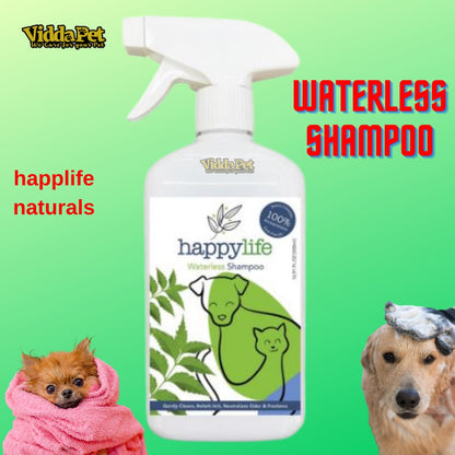Happy Life Pet Waterless Shampoo for Pets 500ml