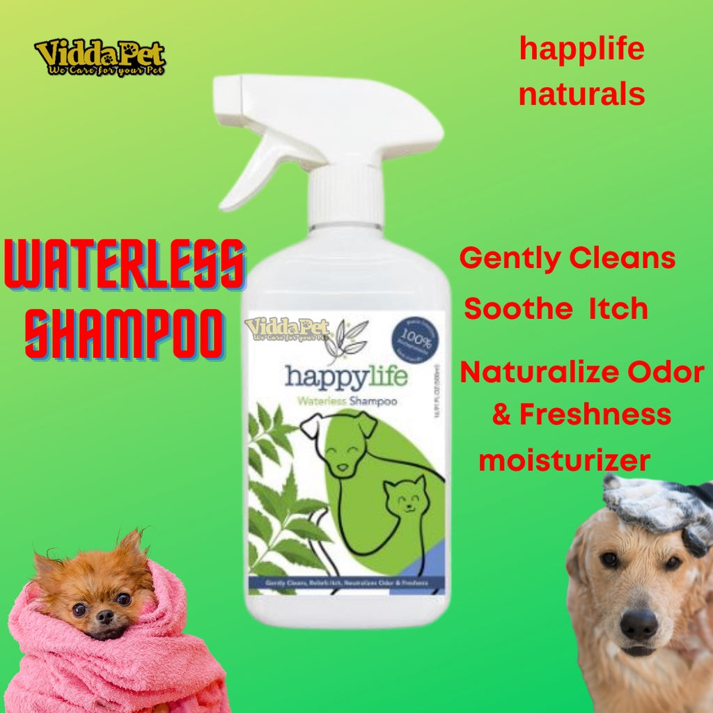 Happy Life Pet Waterless Shampoo for Pets 500ml