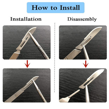 Scalpel Handle #4 + 10 pcs #23 blade