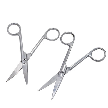 Stainless Steel Surgical Scissors 18cm Straight/Curved