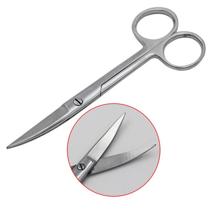 Stainless Steel Surgical Scissors 18cm Straight/Curved