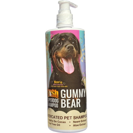 1 bot SUPERDOG SHAMPOO with Gummy Bear scent  500ml / 250ml