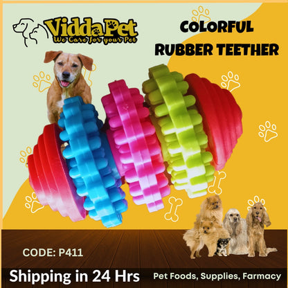 Rubber Pet Teether (Small/ Medium)