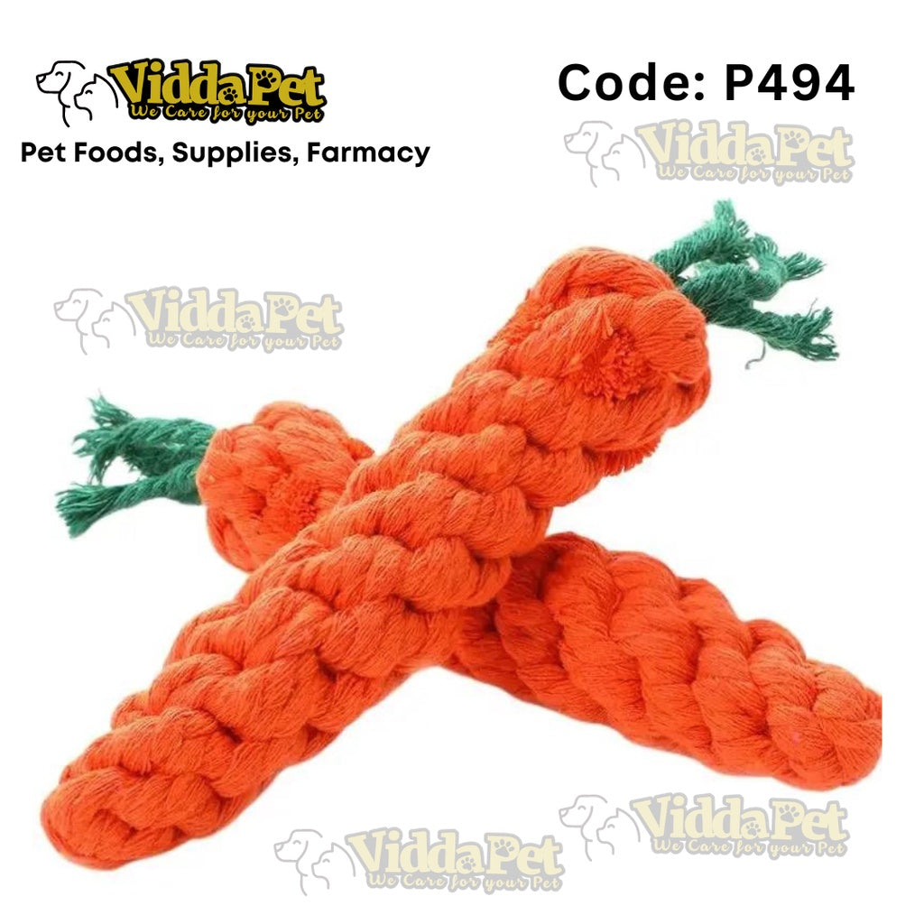 Pet Carrot Rope toy