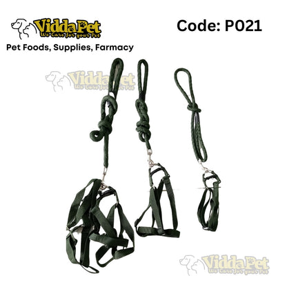 Pet Body Leash in Dark Colors