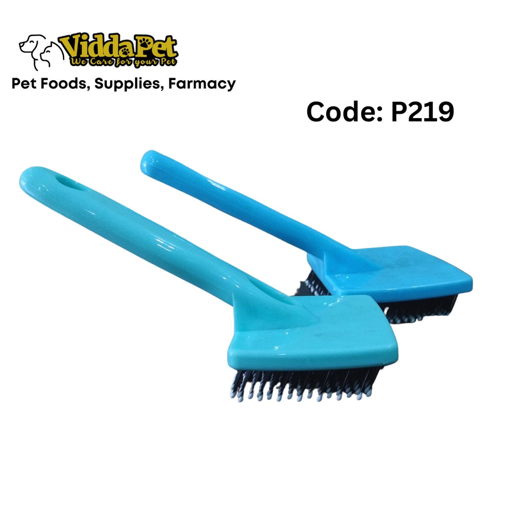 Blue Square Pet Brush (S/M)