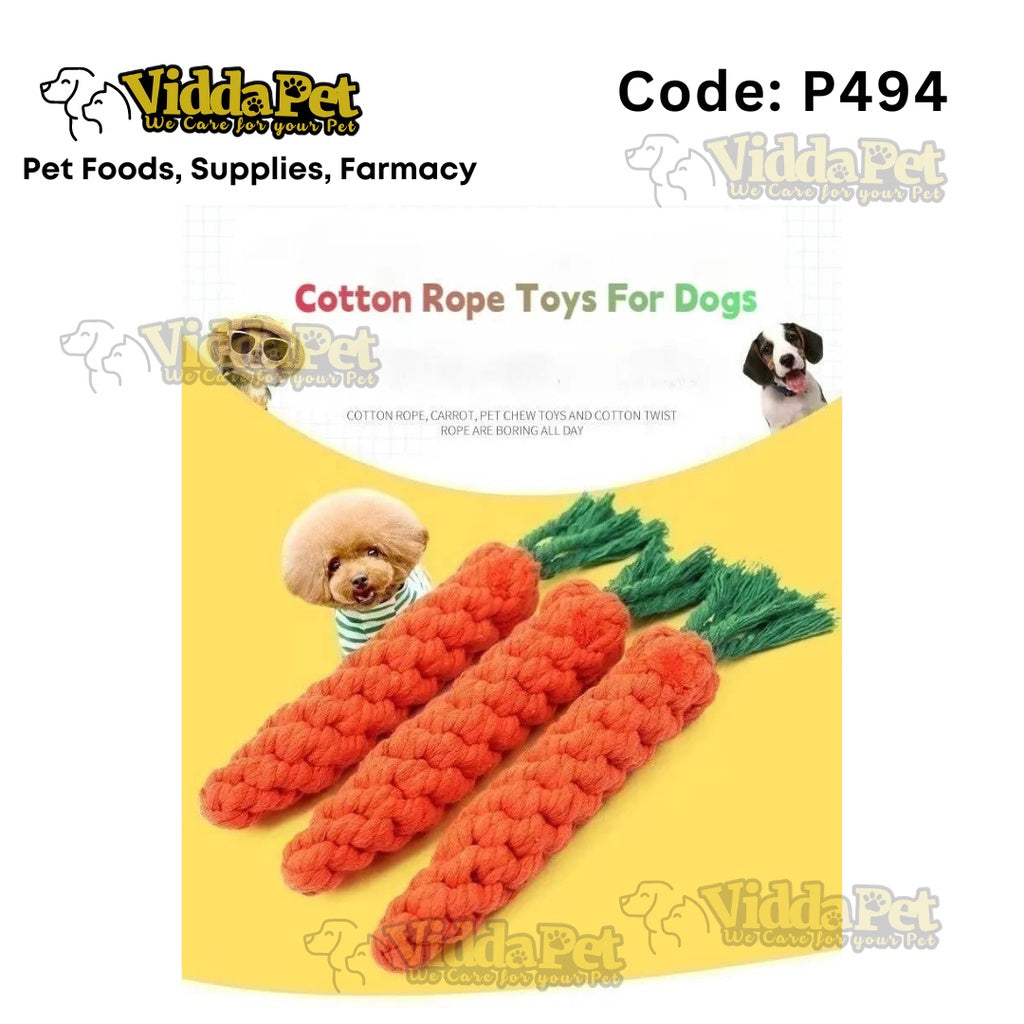 Pet Carrot Rope toy