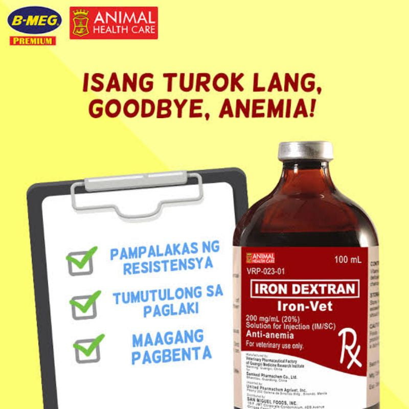Iron Dextran Iron-Vet 100ML