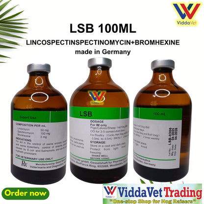 1 bot LSB 100ml made in Germany for animals livestock poultry pigs cattle