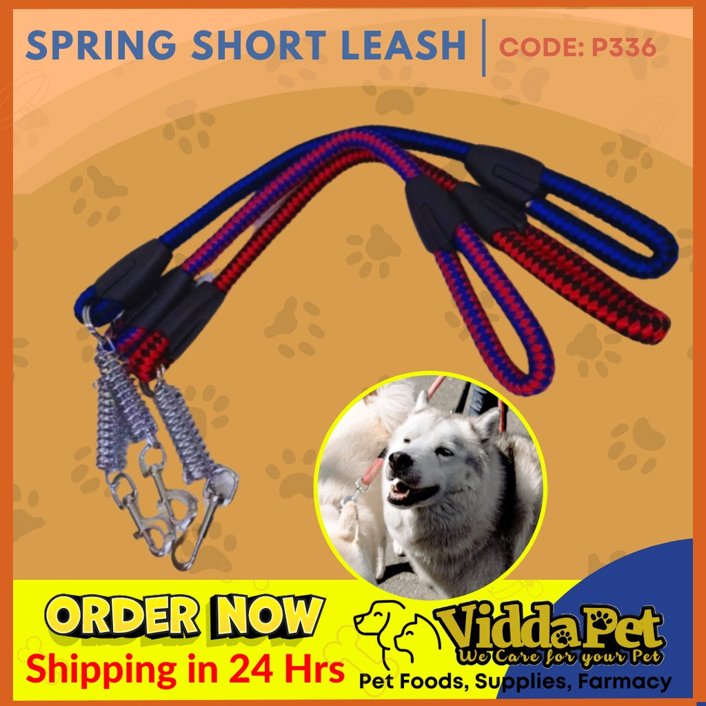 Dog Spring Short Leash - Enhanced Control & Training | Viddavet Trading