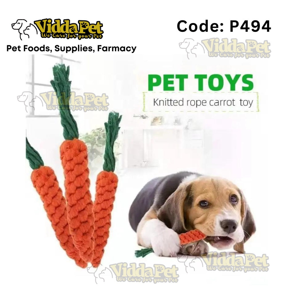Pet Carrot Rope toy