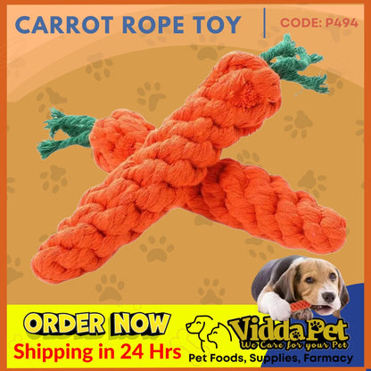 Pet Carrot Rope toy