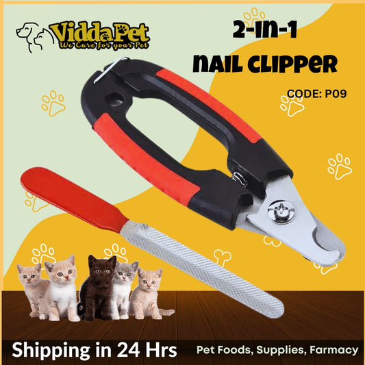 2 in 1 Pet Nail Clipper