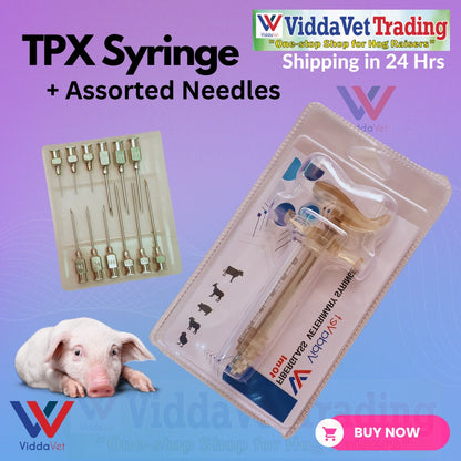 Fiberglass Syringe with Assorted Needles (10ml/20ml)