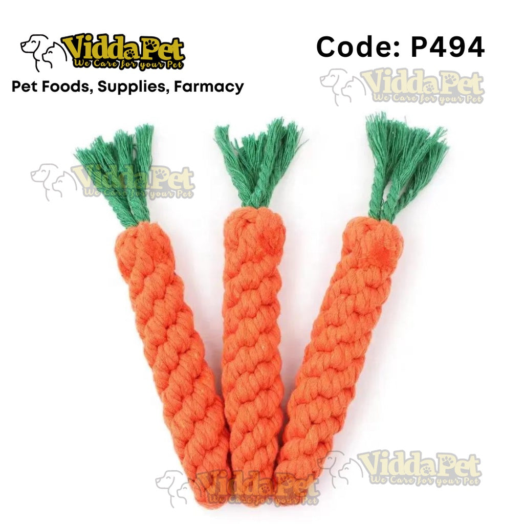 Pet Carrot Rope toy