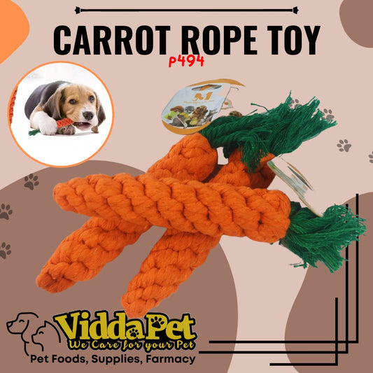 Pet Carrot Rope toy