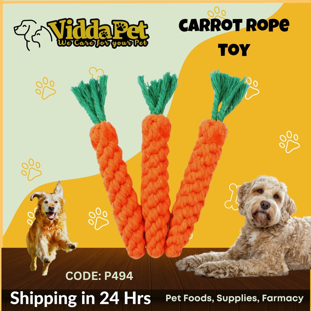 Pet Carrot Rope toy