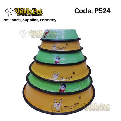 P524 Coated Stainless Feeding bowl for Pets