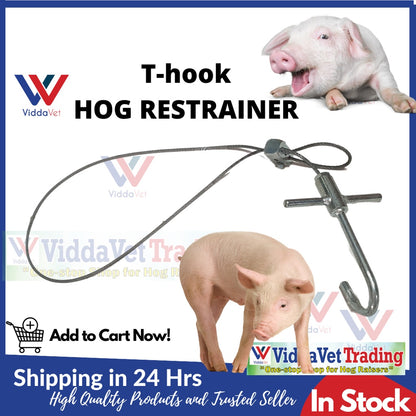 T-hook Obstetric Hog Restrainer
