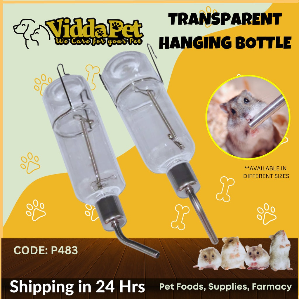 Clear Transparent Hanging Water Bottle