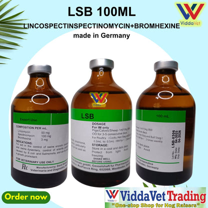 1 bot LSB 100ml made in Germany for animals livestock poultry pigs cattle