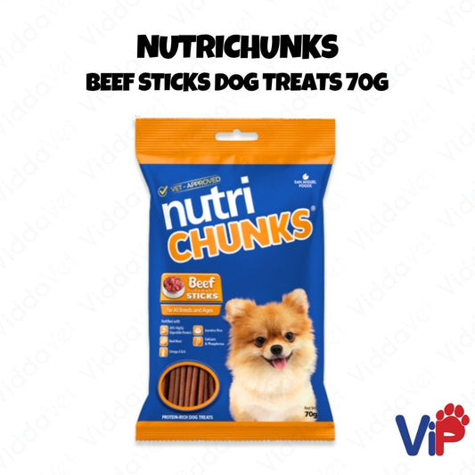 NutriChucks Beef Sticks 70 Grams