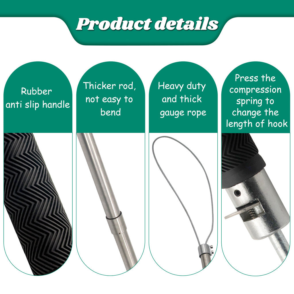 1Pc Stainless Steel Catching Pig