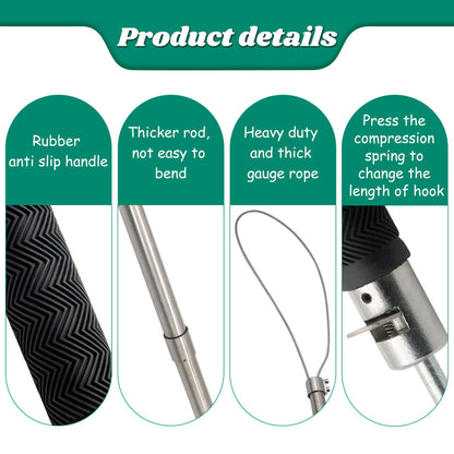 1Pc Stainless Steel Catching Pig