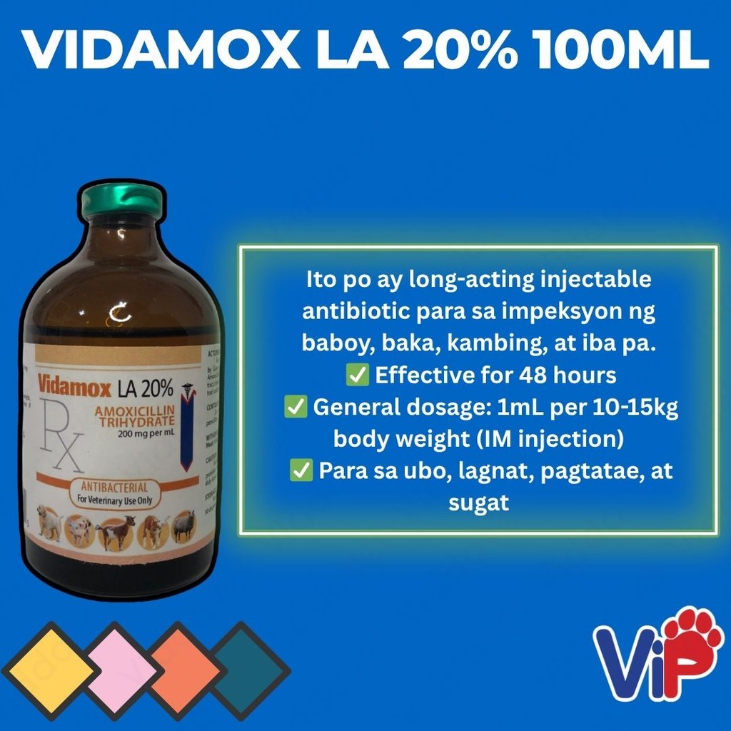 Vidamox LA 20% 100ml