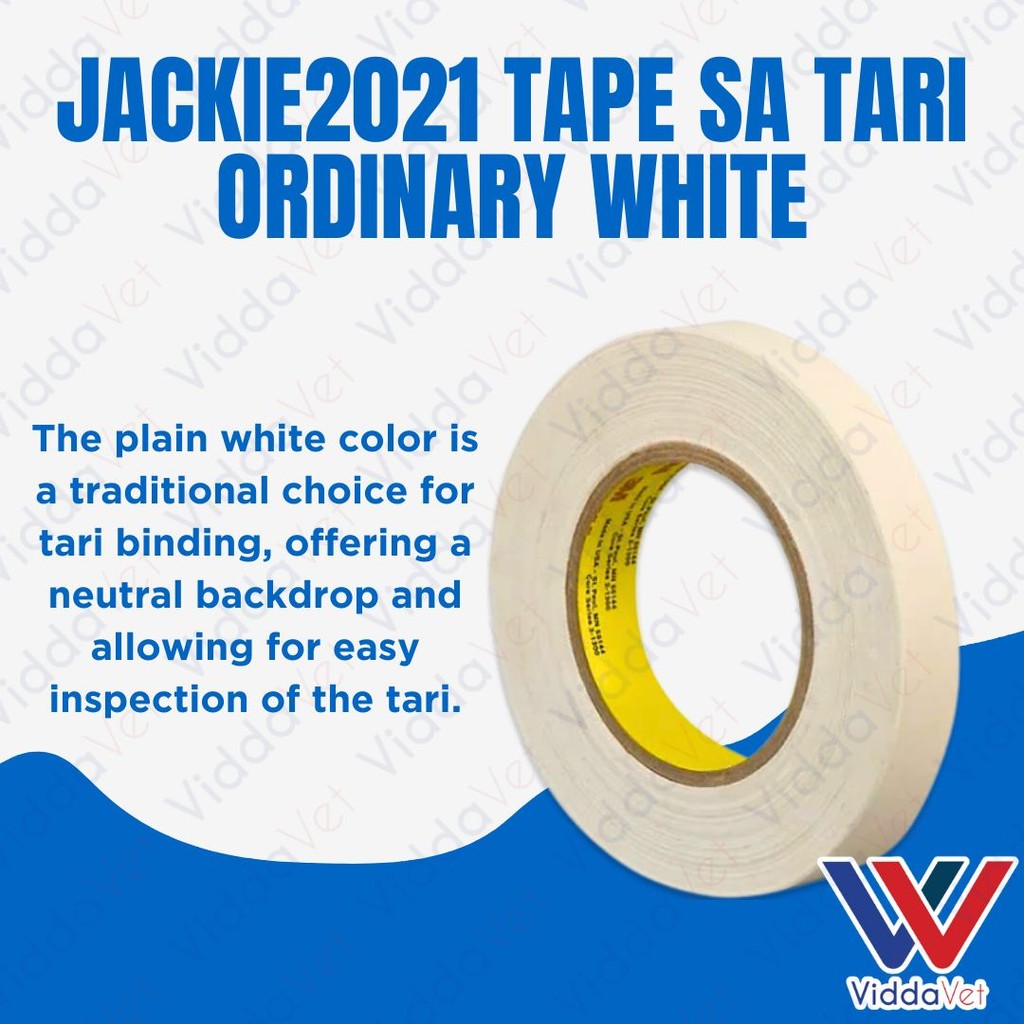 Jackie 2021 Tape Sa Tari Ordinary White